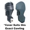 Oceansouth Custom Fit Full Covers for Yamaha Outboard Engine (F225F-F300B V6 4.2L (from 2010 up to 2020), Leg Length:25") view 2