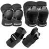BODYPROX Knee Pads Elbow Pads Wrist Guards Set for Skateboarding, Roller Derby, BMX Ride, and Inline Skating (Youth One Size) view 1