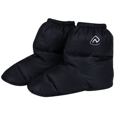AXUYU Size M Ultralight Winter Duck Down Booties Down Socks Soft Cozy Water-Resistant Down Filled Slippers for Camping Backpacking Indoor