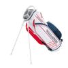 Callaway STN Sport WMS WHT/NVY/RED 23 Caddy Bag, Stand Type, 9.0 Type, 46 Inches, 5.5 lbs (2.6 kg), 4 Compartments, White/Navy/Red, Women's view 2