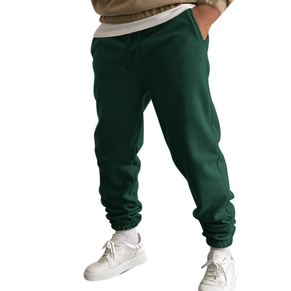 Men's Club Sweatpants Stretch Elastic Running Athletic Cargo Sports Pants Sweats Casual Straight-Leg Trousers
