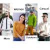 6 Pack Tactical Military Nylon Belt Plastic Buckle Metal Free Webbing Canvas Belt for Outdoors view 3