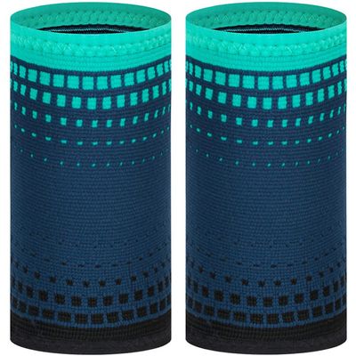 GLEAVI 2pcs Fitness Wrist Sleeves Wear-Resistant Training Support for Weightlifting Gym Use Comfortable Elastic Cushioning for -Term Use Dark