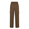 Mens Heavyweight Cargo Fleece Sweatpants Stretch Elastic Waist Jogger Sport Pants Drawstring Sports Trousers for Men view 3