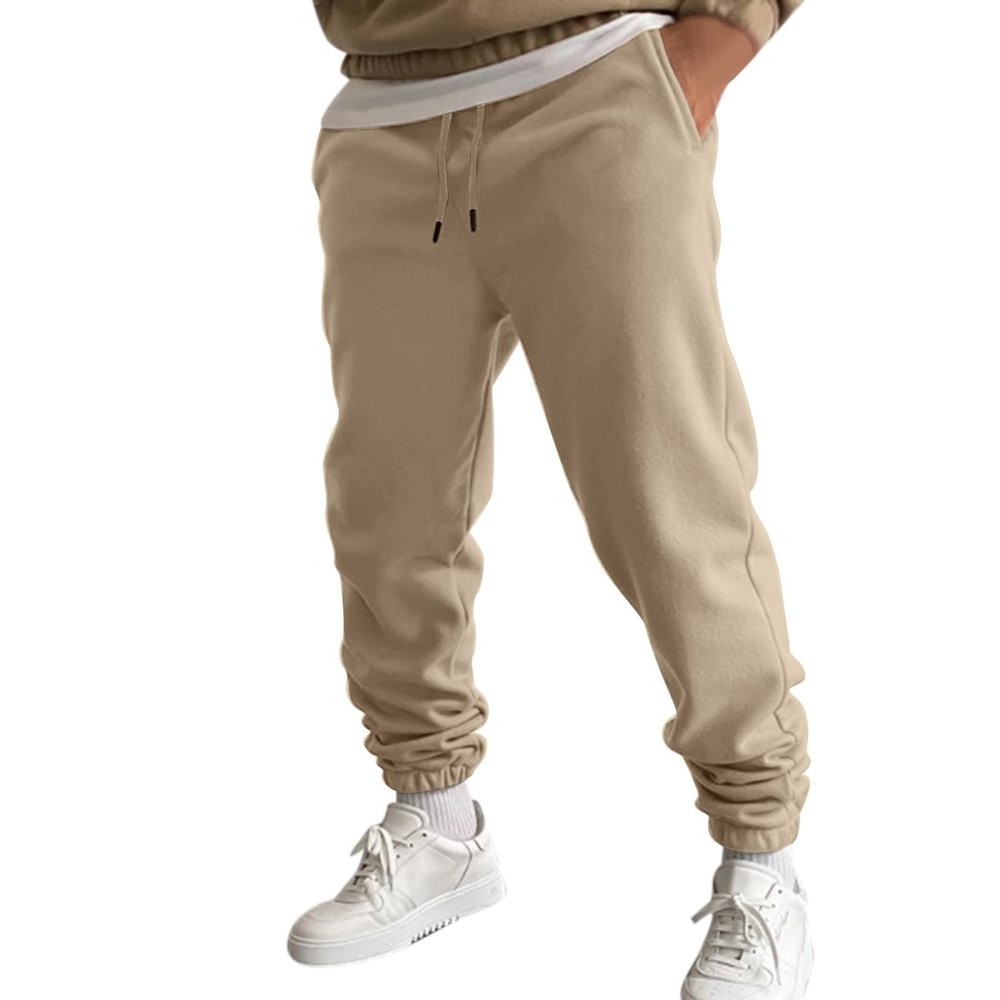 Men's Club Sweatpants Stretch Elastic Running Athletic Cargo Sports Pants Sweats Casual Straight-Leg Trousers