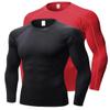 Men's Compression Shirts Long Sleeve, Base-Layer Quick Dry Workout T Shirts Sports Running Tops for Gym view 1