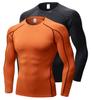 Men's Compression Shirts Long Sleeve, Base-Layer Quick Dry Workout T Shirts Sports Running Tops for Gym view 1