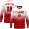Custom Soccer Jerseys Personalized Round Neck Long Sleeve Shirts Uniform Printed Name Number view 2