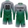 Custom Long Soccer Jerseys and Short Personalized Round Neck Soccer Shirts Uniform Printed Name Number view 1