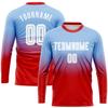Custom Long Sleeve Soccer Jersey Short and Shirt Printed Name Number Team Logo Personalized Athletic Soccer T-Shirts view 2