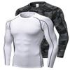 Men's Compression Shirts Long Sleeve, Base-Layer Quick Dry Workout T Shirts Sports Running Tops for Gym view 1