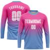 Custom Soccer Jerseys Personalized Round Neck Long Sleeve Shirts Uniform Printed Name Number view 2