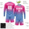 Custom Soccer Jerseys Personalized Round Neck Long Sleeve Shirts Uniform Printed Name Number view 3