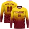 Custom Long Sleeve Soccer Jersey Short and Shirt Printed Name Number Team Logo Personalized Athletic Soccer T-Shirts view 2
