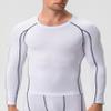 Men's Compression Shirts Long Sleeve, Base-Layer Quick Dry Workout T Shirts Sports Running Tops for Gym view 2