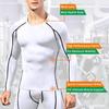 Men's Compression Shirts Long Sleeve, Base-Layer Quick Dry Workout T Shirts Sports Running Tops for Gym view 3
