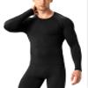 Men's Compression Shirts Long Sleeve, Base-Layer Quick Dry Workout T Shirts Sports Running Tops for Gym view 2
