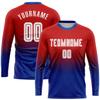 Custom Long Soccer Jerseys and Short Personalized Round Neck Soccer Shirts Uniform Printed Name Number view 2