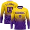 Custom Long Sleeve Soccer Jersey Short and Shirt Printed Name Number Team Logo Personalized Athletic Soccer T-Shirts view 2