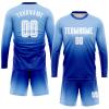Custom Long Soccer Jerseys and Short Personalized Round Neck Soccer Shirts Uniform Printed Name Number view 1