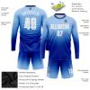 Custom Long Soccer Jerseys and Short Personalized Round Neck Soccer Shirts Uniform Printed Name Number view 3