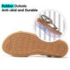Alicegana Women's Sandals Dressy Flat: Summer Comfortable Shoes Bohemian Casual Beach Walking view 4