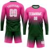 Custom Soccer Jerseys Personalized Round Neck Long Sleeve Shirts Uniform Printed Name Number view 1