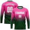 Custom Soccer Jerseys Personalized Round Neck Long Sleeve Shirts Uniform Printed Name Number view 2
