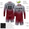 Custom Long Soccer Jerseys and Short Personalized Round Neck Soccer Shirts Uniform Printed Name Number view 3