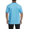 Thapower Men's Polo Referee Shirt Softball & Baseball Official Ref Shirt Umpire Jersey Costume Short Sleeve, Chest Pocket view 4