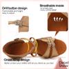 TINRYMX Girls&Women Latin Dance Shoes Silk Ballroom Salsa Tango Professional Performance Practice Dance Shoes, EMD28-DMXGG-DB-Beige-4,US 7.5 view 3