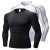 Men's Compression Shirts Long Sleeve, Base-Layer Quick Dry Workout T Shirts Sports Running Tops for Gym view 1