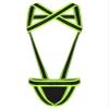 Freebily Men's Leotard Stretch Jumpsuits Bulge Pouch Jockstrap One-Piece Wrestling Singlet Bodysuit Green X-Large view 2
