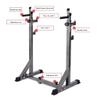 FBITE Parallel Bar Squat Rack Multifunctional Squat Rack Home Fitness Machine Bench Press Squat Barbell Rack Strength Training Squat Rack view 3