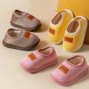 Boy Sandal Childrens Girl Cotton Shoes Solid Color Fashion Soft Sole Winter Warm Indoor Non Slip Cotton Shoes Boy Toddler Sandals view 3