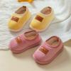 Boy Sandal Childrens Girl Cotton Shoes Solid Color Fashion Soft Sole Winter Warm Indoor Non Slip Cotton Shoes Boy Toddler Sandals view 4