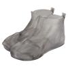 PATIKIL XXL Reusable Rain Shoe Cover, 1 Pair Silicone Waterproof Non-Slip Overshoes Foldable Galoshes Protectors for Men & Women Rainy Snow Outdoor, Gray view 1