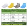 PATIKIL XXL Reusable Rain Shoe Cover, 1 Pair Silicone Waterproof Non-Slip Overshoes Foldable Galoshes Protectors for Men & Women Rainy Snow Outdoor, Gray view 3