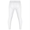 YONGHS Mens Compression Long Pants Leggings Bulge Pouch Tights Trousers Seamless Bottoms Underpants White One Size view 2