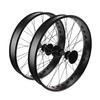 Bicycle Bike Rim Liner Strips Rim Tape 20Inch Bike Fat Tire PVC Inner Tube Protector Liner for Road Bike MTB Mountain Bike Tube, Puncture & Temperature Resistant, Waterproof 2PCS (Black20) (Black-01) view 1