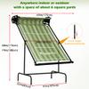 Ksports Tennis Rebounder Net  Multi Racket Sports Trainer for Tennis, Pickleball, Padel, Squash & Racquetball  Quick Assembly, Portable with Carry Bag (Green, Regular) view 2