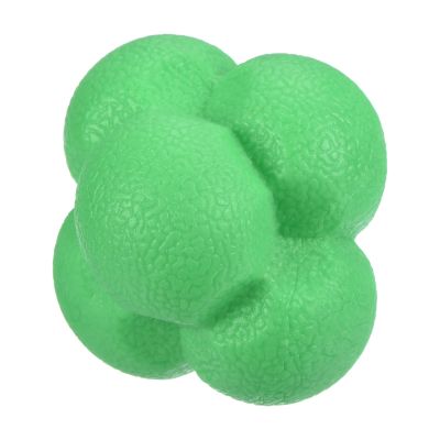 PATIKIL Bounce Reaction Balls, Coordination Ball Agility & Speed Reflex Training Game Sports Ball TPR High Difficulty for Baseball Soccer Softball Basketball, Green Color