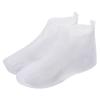 PATIKIL M Reusable Rain Shoe Covers, 1 Pair Silicone Waterproof Non-Slip Overshoes Foldable Galoshes Protectors for Outdoor Men & Women Rain Boots, White view 1