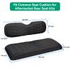 iLSKW Golf Cart Seat Cover PVC Thinck Leathur Rear Seat with Arrow Shape, No Stapler Required for Golf Cart Clubcar Ezgo Yamaha Seat Cover with Brown Stitching view 4