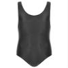 LiiYii Men's High Elastic Fitness Shiny Oil Glossy Silky Bodysuit Slim Sleeveless Jumpsuits Romper Black X-Large view 1
