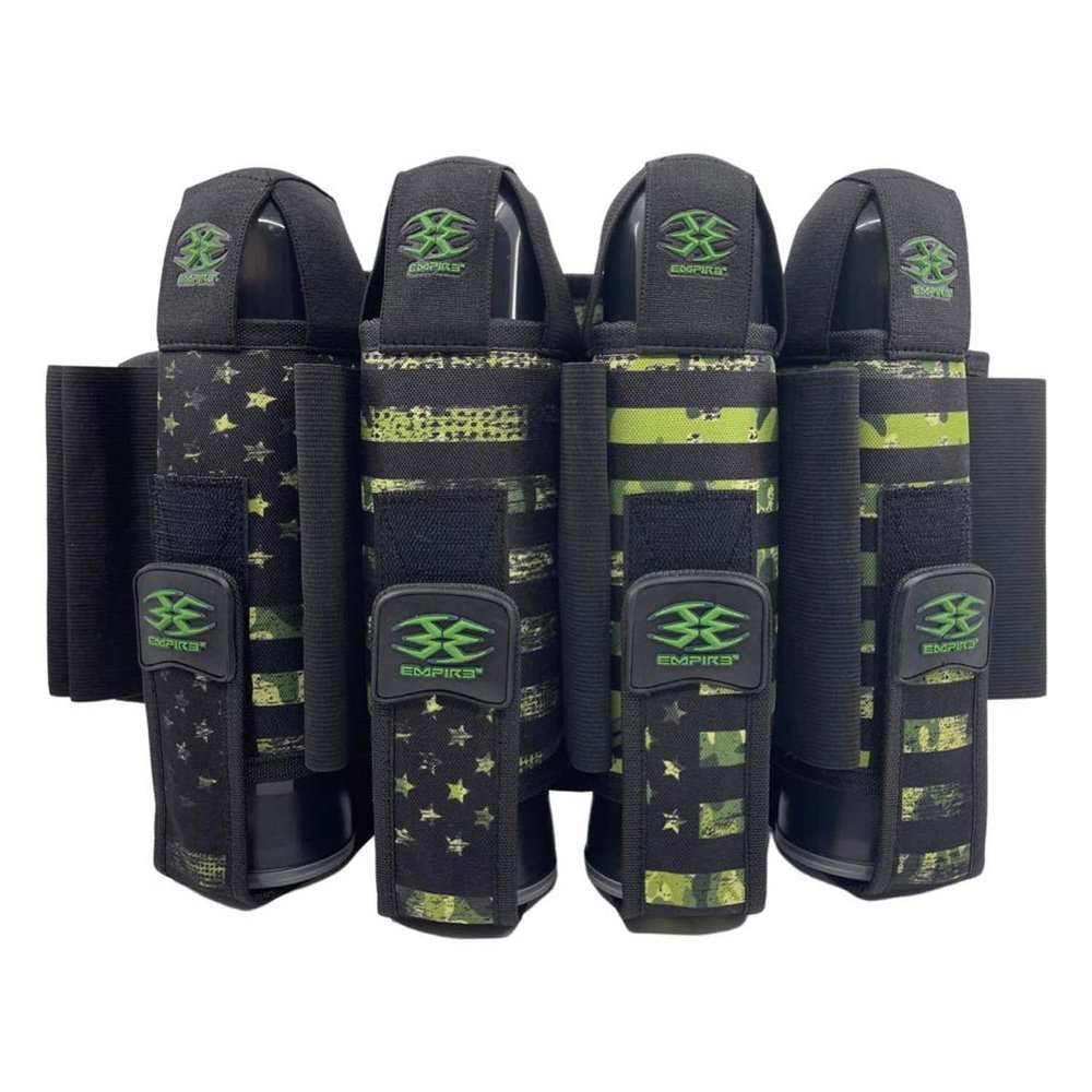 Empire Pro Level Harness - 4 + 7 - USA Flag Olive Camo - Colab