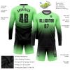 Custom Soccer Jerseys and Short with Pocket Personalized Round Neck Long Sleeve Shirts Uniform Printed Name Number view 3