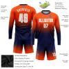 Custom Soccer Jerseys Long Sleeve Shirts and Short Printed Name and Number Personalized Team Jerseys view 3