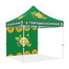 ABLEM8CANOPY Lemonade Stand Canopy 10x10 Aluminum Frame Polyester Top, Pop Up Canopy for Vendor Beverage Booth, Outdoor Canopy Tent for Food Vendor view 1