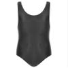 Agoky Men's U Neck Sleeveless Leotard Vest Shirt Oil Bodysuit Sports Wrestling Singlet Jumpsuits Black X-Large view 1